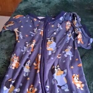 Bluey Kids Purple Character Zip-Up Sleep Sack